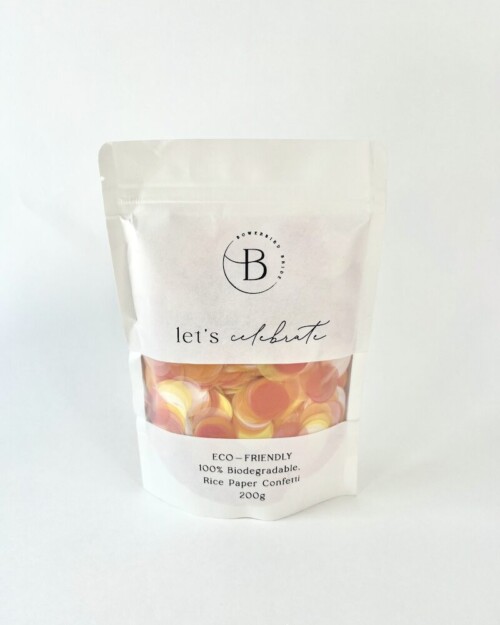 Biodegradable Confetti Bag - Spring Sorbet Circles