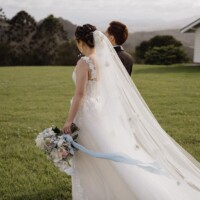 100% Silk Ribbon Blue Bell - Image 3