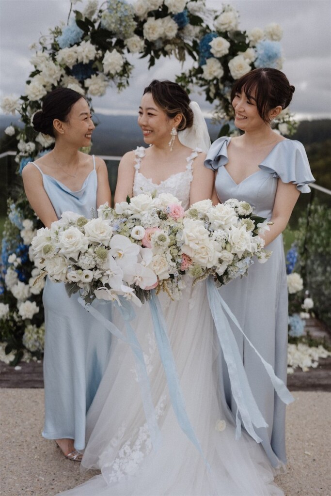 100% Silk Ribbon Blue Bell