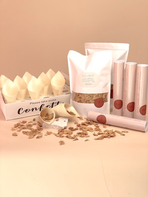 Deluxe Ceremony Bundle - Caramel Kiss Dried Rose Petals