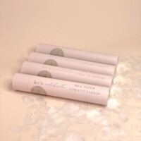 Biodegradable Confetti Cannon - White Circles