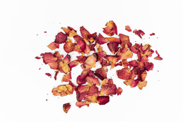 Dried Rose Petal + Confetti Cone Bundle - Ruby Red Rose Petals - Image 4
