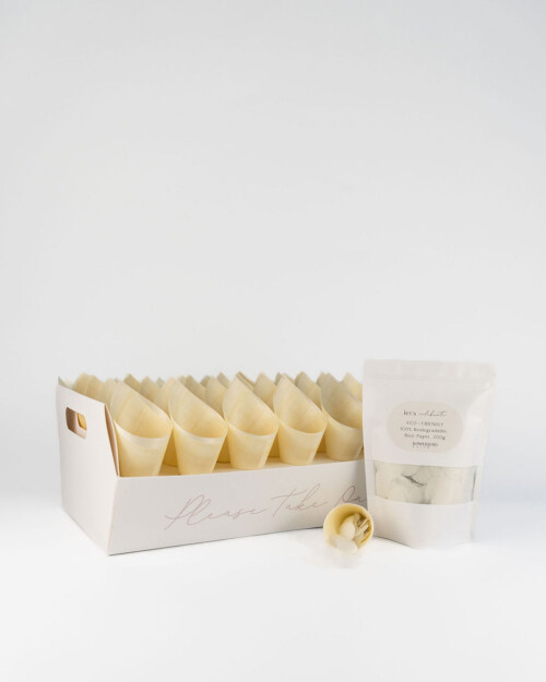Confetti Toss Bundle - Biodegradable Confetti - White Circles