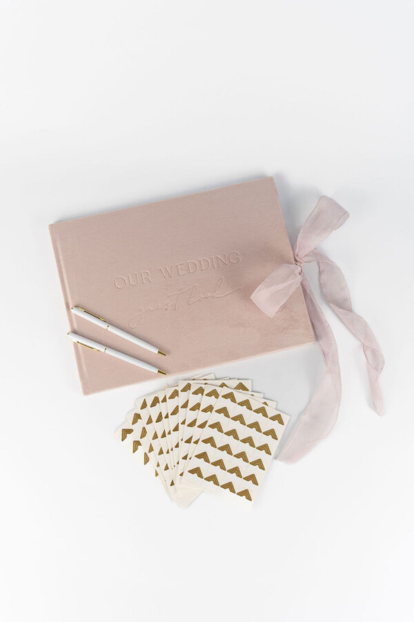 Wedding Guest Book Bundle - Blush