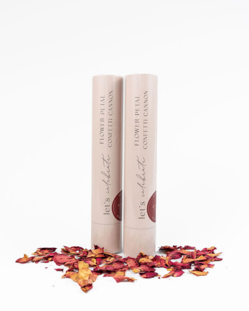 Confetti Cannon - Ruby Red Dried Rose Petals