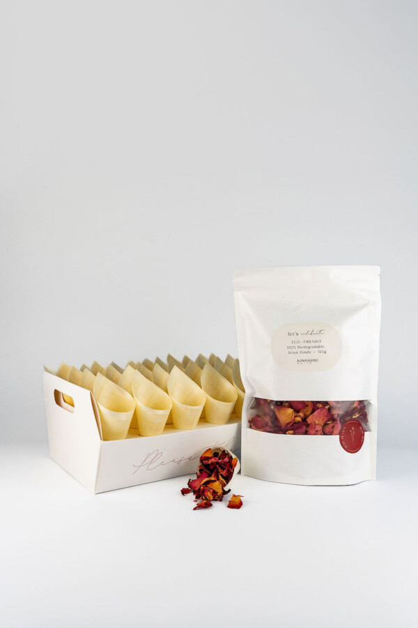 Dried Petal Toss Bundle - Ruby Red Petals