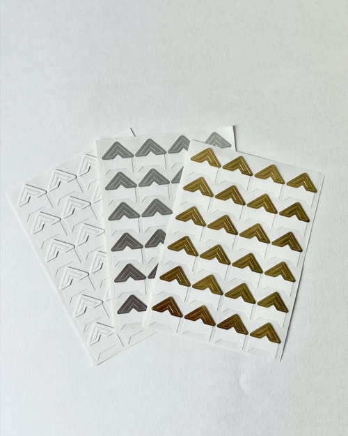 Photo corner stickers