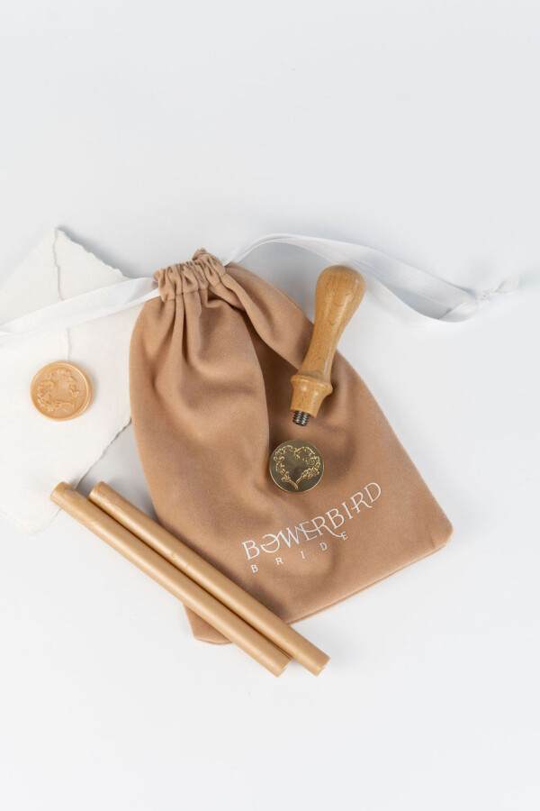 Wax Seal Kit - Heart Stamp
