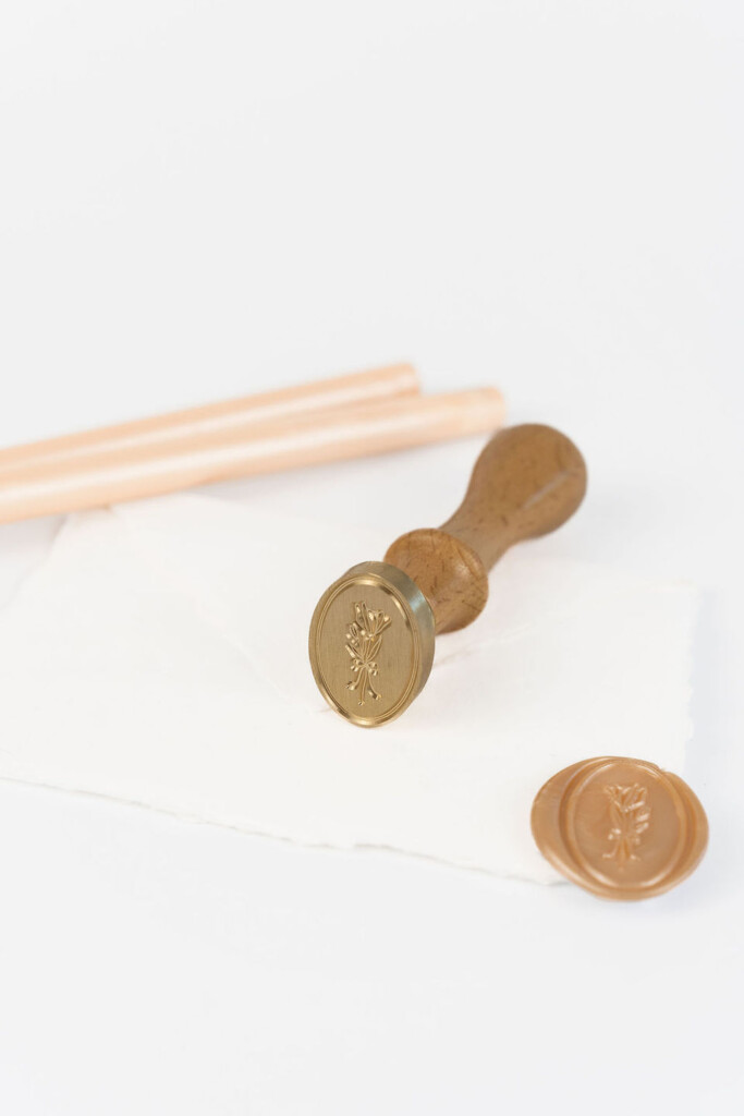 Wax Seal Stamp - Flower Design