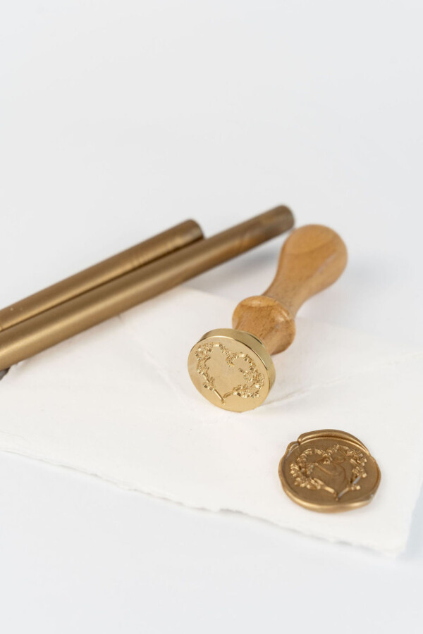 Wax Seal Kit - Heart Stamp - Image 2