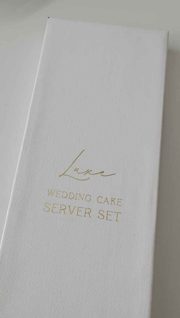 Silver Cake Knife Server Set **PRE-ORDER** - Image 3