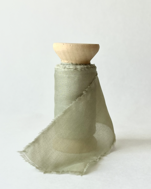 100% Silk Ribbon Matcha