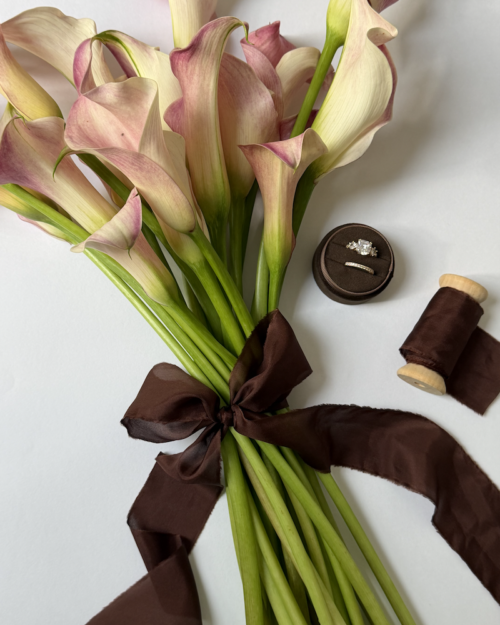 100% Silk Ribbon Chocolate